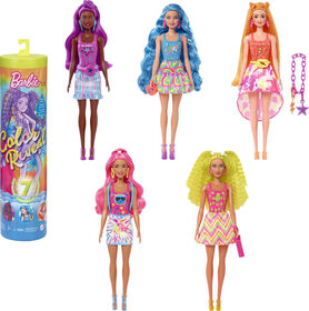 Barbie Color Reveal Doll with 7 Surprises, Neon Tie-Dye Series