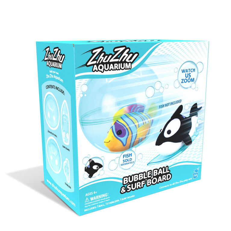 ZhuZhu Aquarium Bubble Ball & Surfboard Set