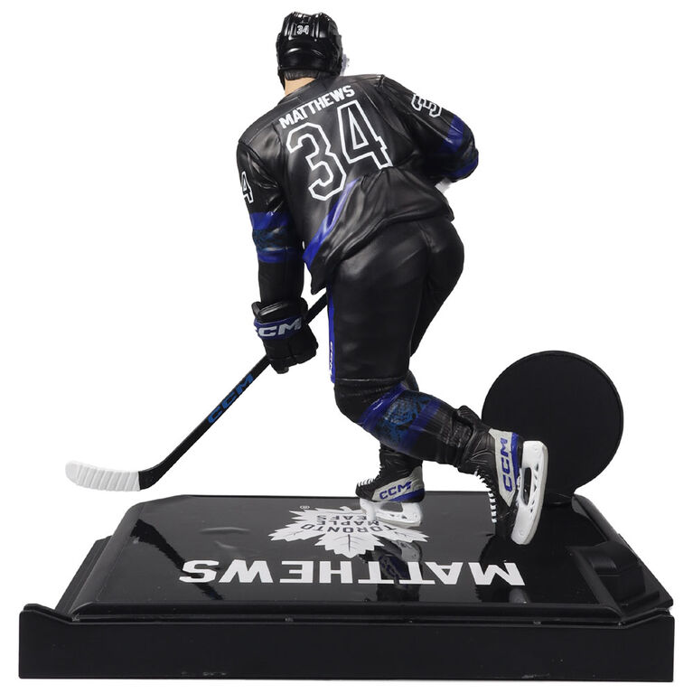 McFarlane's SportsPicks-NHL 7"Posed Fig - Auston Matthews (Toronto Maple Leafs) Gold Label