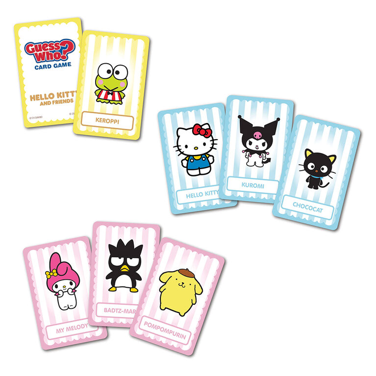 USAopoly GUESS WHO? Card Game: Hello Kitty and Friends - English Edition