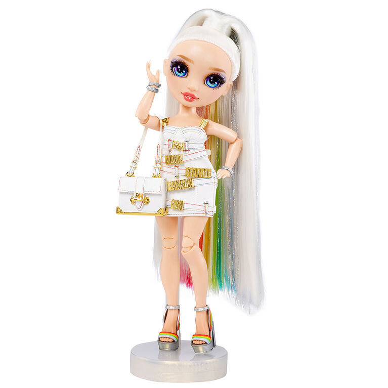 Rainbow High Fantastic Fashion Amaya Raine - Poupée-mannequin arc-en-ciel de 11 po (28 cm) et jouet