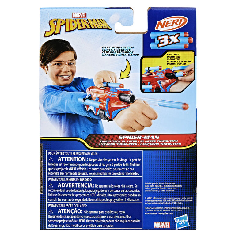 Marvel NERF Spider-Man Thwip-Tech Blaster Role Play Toy