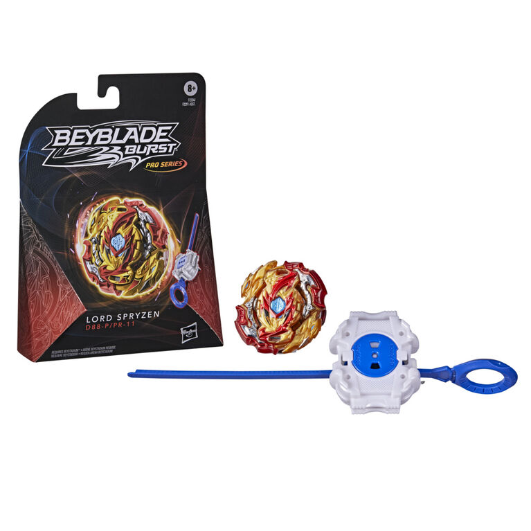 Beyblade Burst Pro Series, Trousse de départ toupie de Lord Spryzen de type équilibre et lanceur