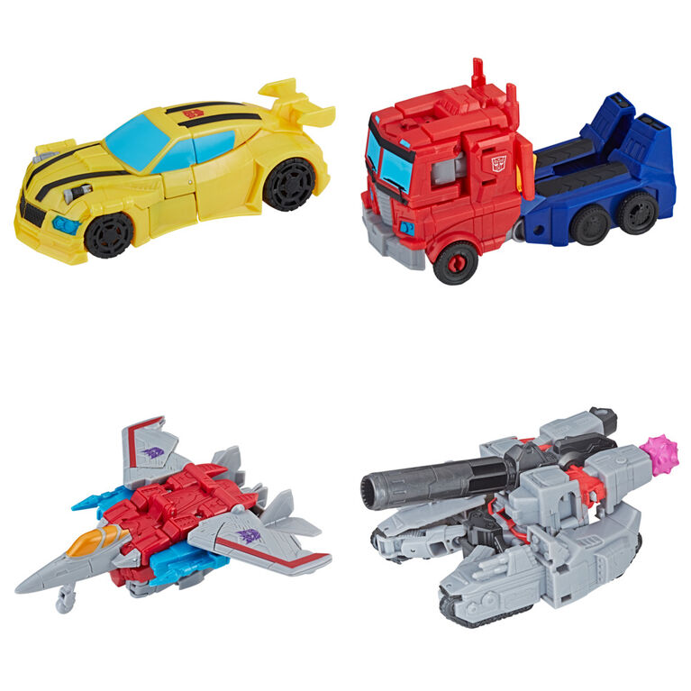 Transformers Optimus Prime, Megatron, Bumblebee, Starscream - Notre exclusivité