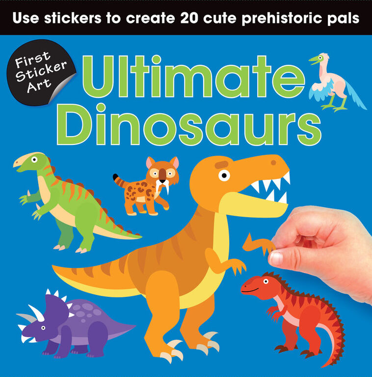 First Sticker Art: Ultimate Dinosaurs - English Edition