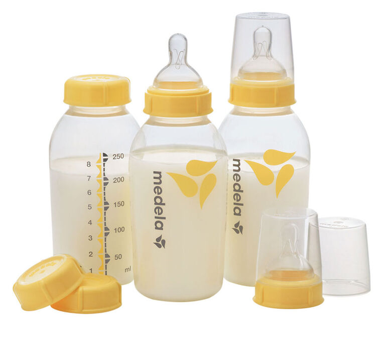 Breast Milk Bottle Set Set 8Oz, 3 Pack