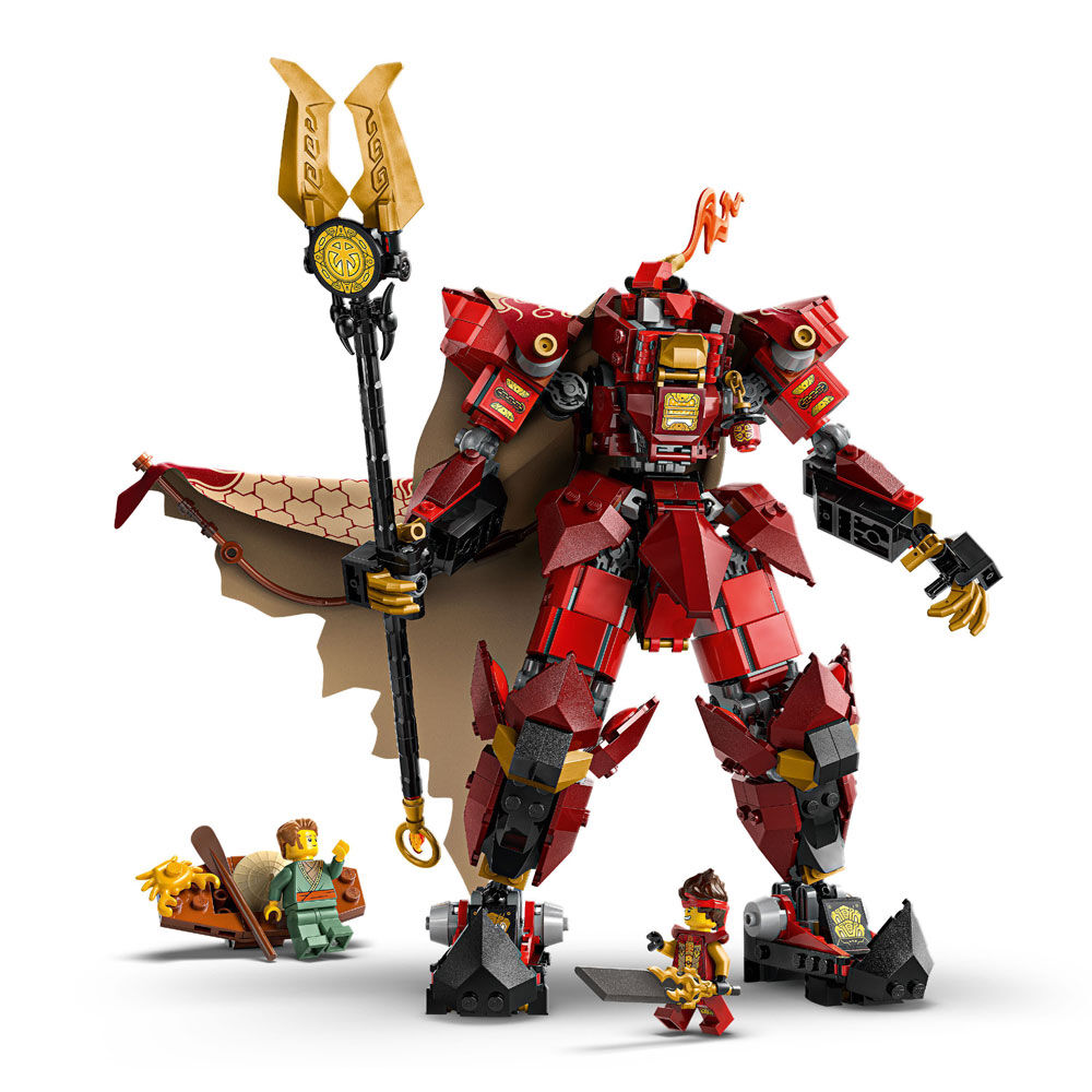 LEGO NINJAGO The Fire Knight Mech Building Toy - Model Building Kit for Teens, Ages 14+ - 71846