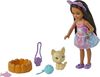 Barbie- Chelsea- Poupée et chaton avec accessoires