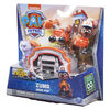 PAW Patrol, Big Truck Pups, Figurine articulée Zuma avec drone de sauvetage à clipser, centre de commande et animal