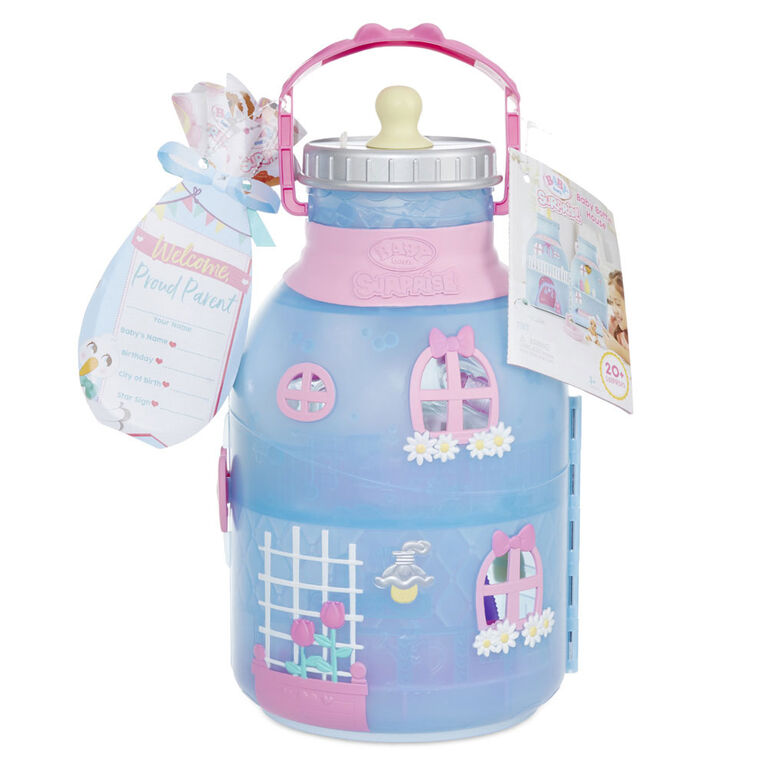 Maison en forme de biberon Baby Born Surprise avec 20+ surprises