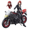 Marvel Legends Series 6-inch Black Widow with Motorcycle