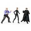 DC Comics, Coffret de 3 figurines articulées Batman avec Bruce Wayne, Selina Kyle et The Penguin de 30 cm