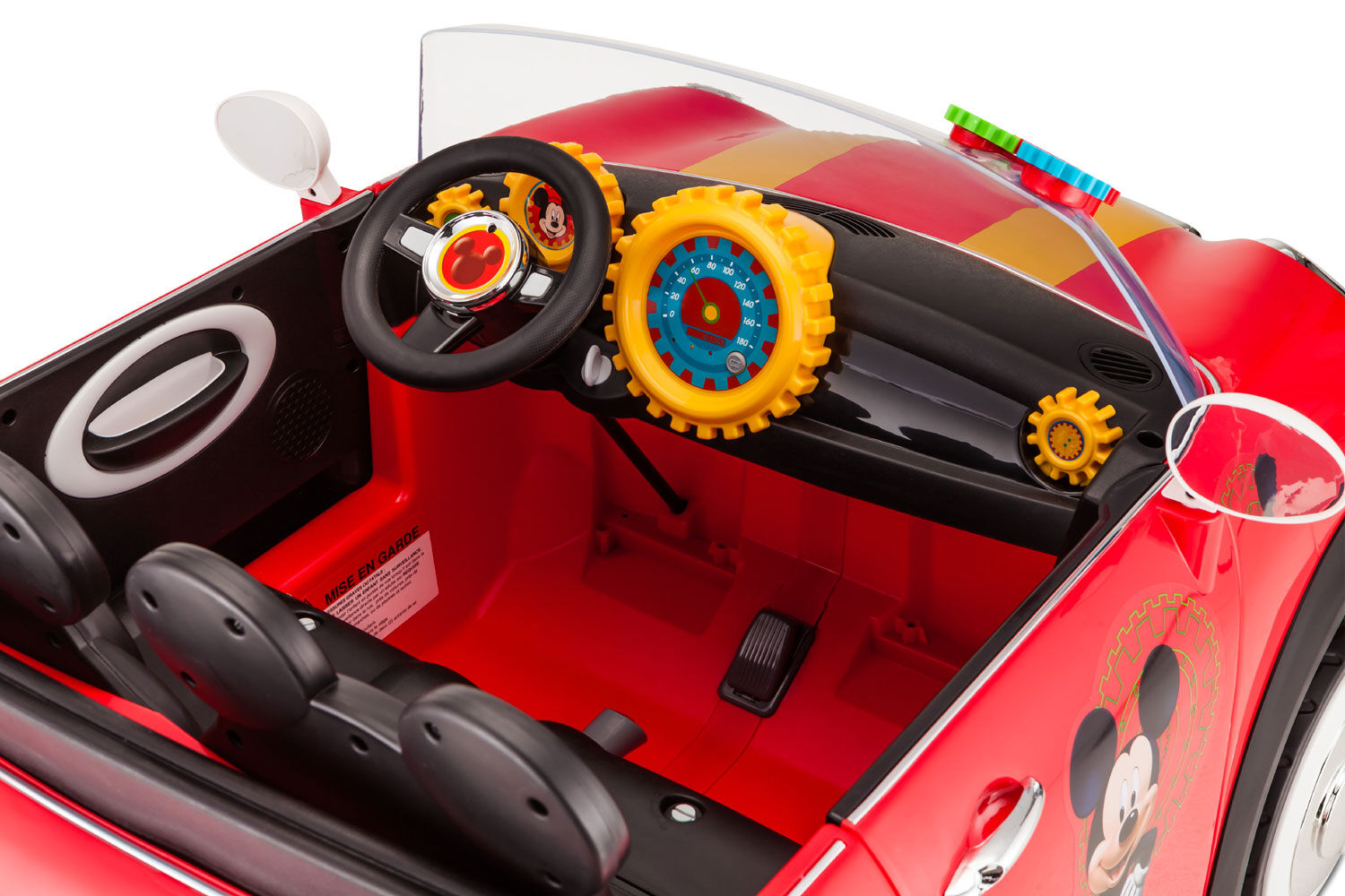 Mickey mouse sale power wheels car