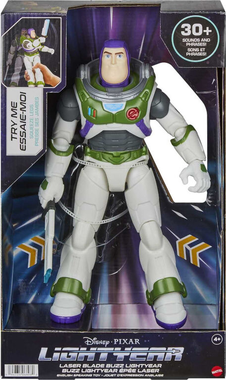 Disney Pixar Lightyear Laser Blade Buzz Lightyear Figure - English Edition