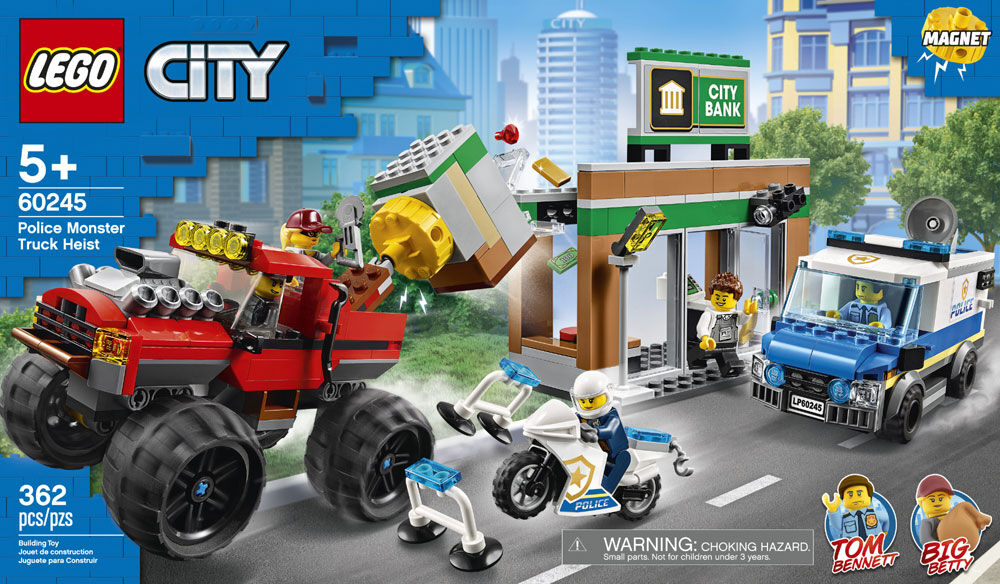 LEGO City Police Monster Truck Heist 60245 362 pieces