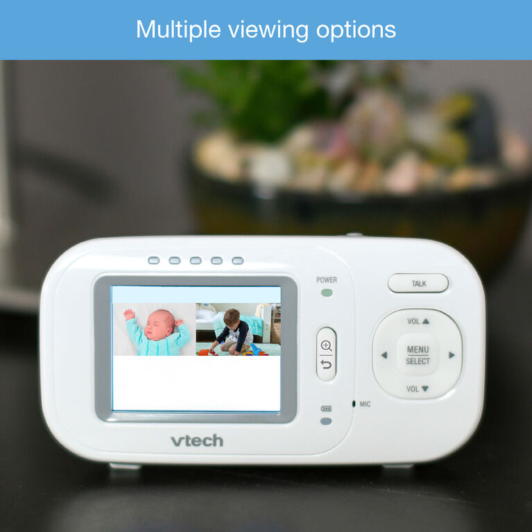 Moniteur couleur vidéo et audio avec 2 caméras VM2251-2 de VTech - Notre exclusivité