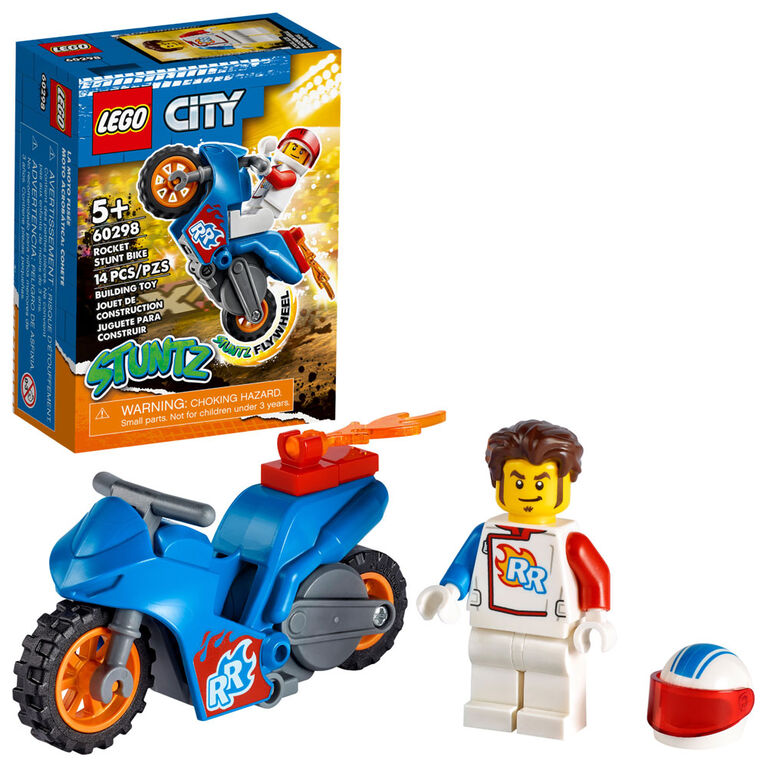 LEGO City Stuntz La moto fusée 60298 (14 pièces)