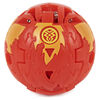 Bakugan Evolutions, Blitz Fox (Red), 2-inch Tall Collectible Action Figure and Trading Card