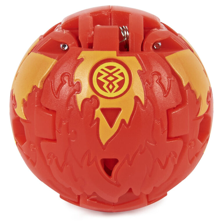 Bakugan Evolutions, Blitz Fox (Red), 2-inch Tall Collectible Action Figure and Trading Card