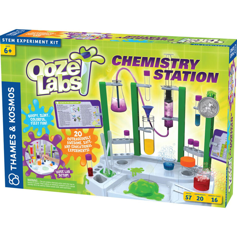 Thames & Kosmos Ooze : Station pour Laboratoires de Chimie (Kit d'Expérimentation Scientifique) - Édition anglaise