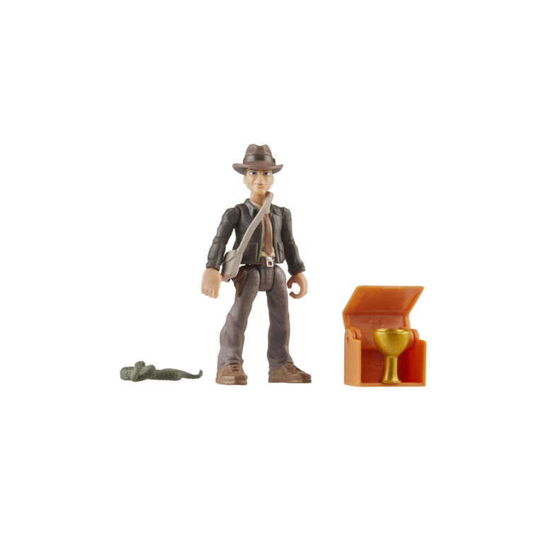 Indiana Jones Worlds of Adventure Indiana Jones with Horse Toy, 2.5 Inch Action Figure, Indiana Jones Toys