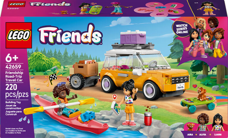 LEGO Friends Friendship Road-Trip Travel Car Toy - Pretend Play Building Toys for Kids, Age 6+ - 42659