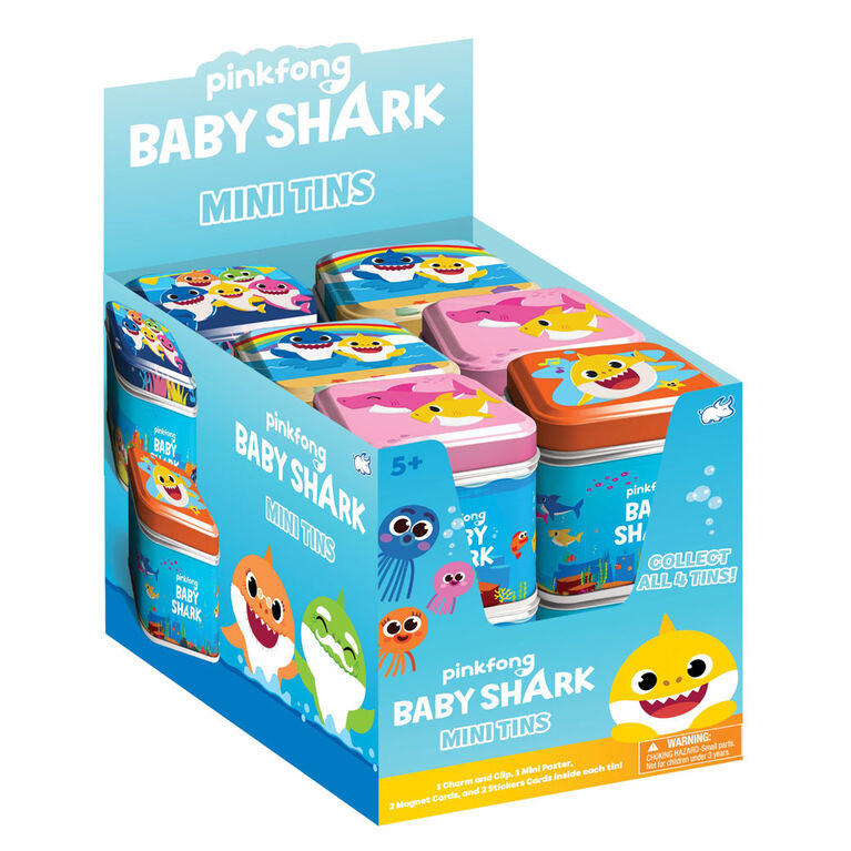 Baby Shark Deluxe Collector 4 Mini Tins