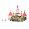 The Super Mario Bros. Movie - Mushroom Kingdom Castle Playset with Mini 1.25" Mario and Princess Peach Figures