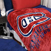 Couverture douce en peluche des Canadiens de Montreal de la LNH (40 x 50 pouces)
