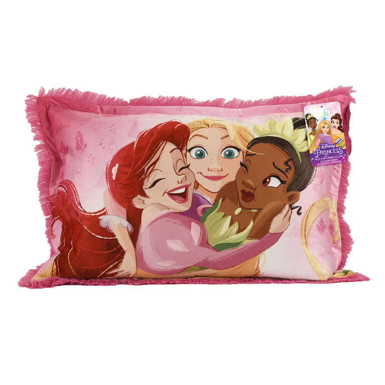 Disney Princess Kids Jumbo Funky Fur Pillow, 20" x 30"