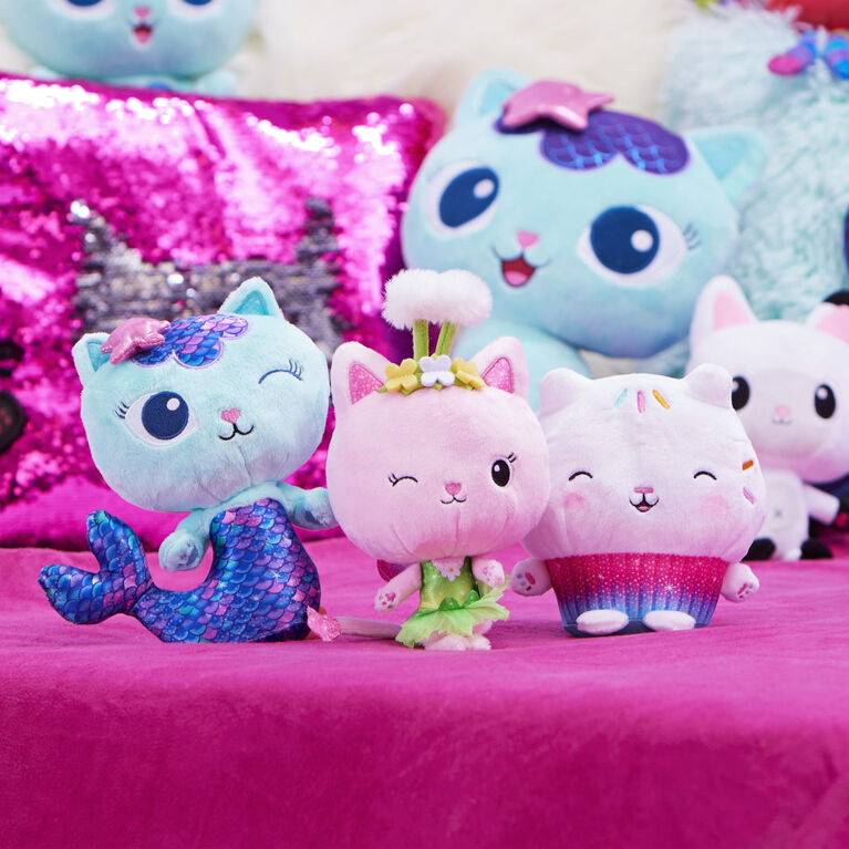 Gabby's Dollhouse, Peluche senchationnelle Marine de 20,3 cm, peluches pour enfants