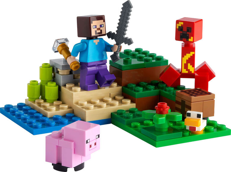 LEGO Minecraft L'embuscade du Creeper 21177 Ensemble de construction (72 pièces)