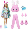 Barbie Cutie Reveal Doll with Bunny Plush Costume and 10 Surprises