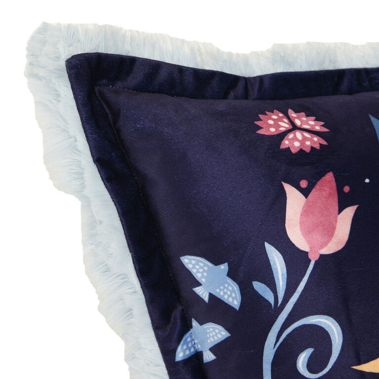 Disney Frozen Jumbo Funky Fur Pillow, 20" x 30"