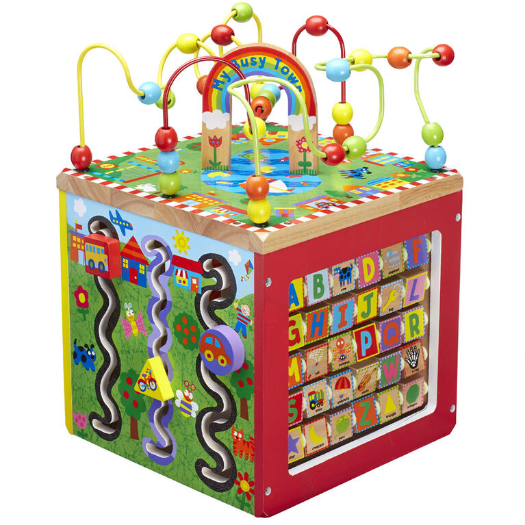 Wisely® - Cube d'activités 6 en 1 - Cube de jeu - Centre d'activités -  Jouets Éducatif