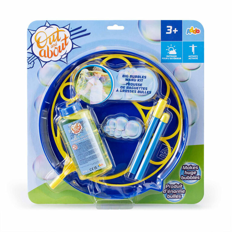 Out and About Big Bubbles Wand Kit - Colors May Vary - R Exclusive