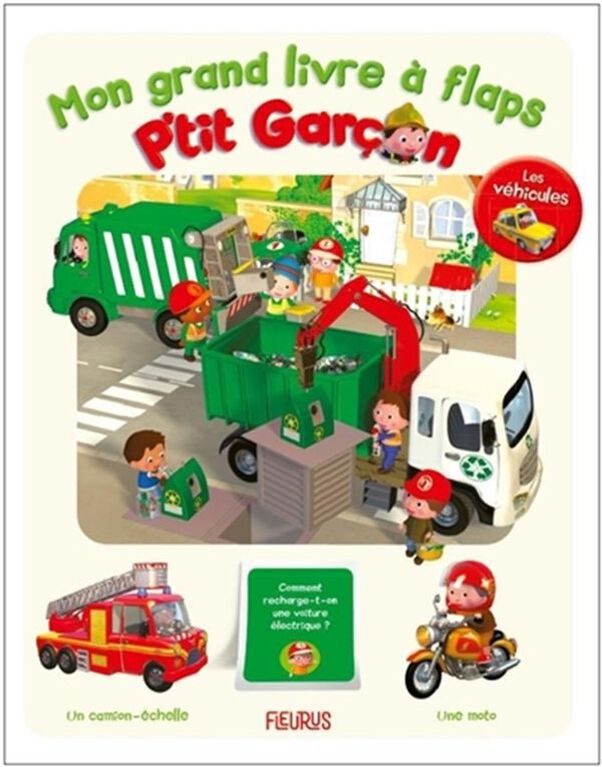 Mon Grand Livre A Flaps P'Tit Garcon - French Text