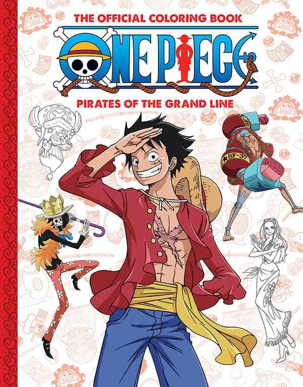 One Piece: Official Crew Coloring Collection: Pirates of the Grand Line (Media tie-in) - Édition anglaise