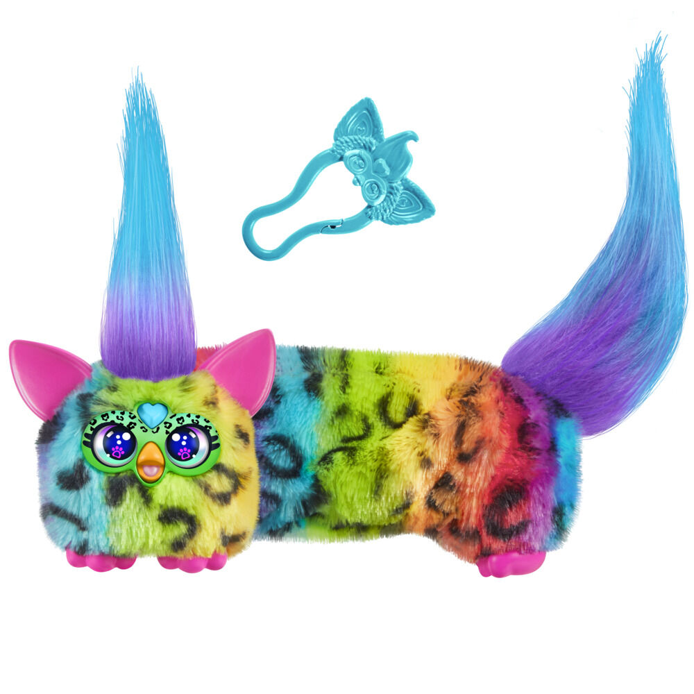 Furby DJ Furblets Rain-Bow-Kat, jouet en peluche