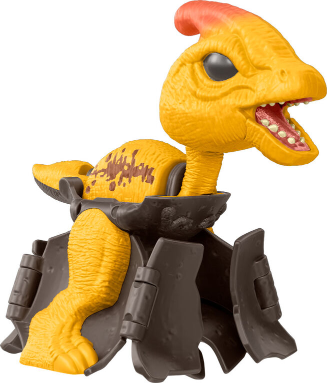 Jurassic World Egg to Parasaurolophus Transforming Toy, Hidden Hatchers with Colour Adapter