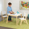 KidKraft - Modern Table & 2 Chair Set - White