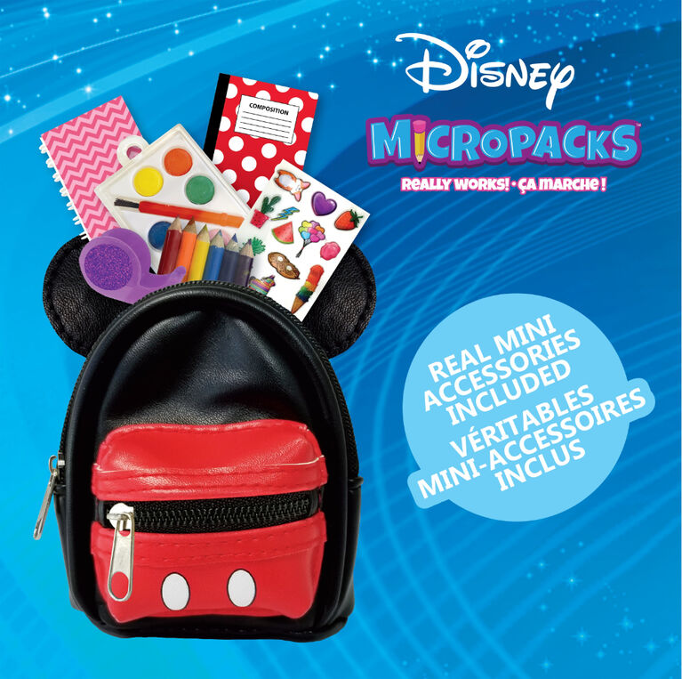 Disney Micropacks - Mini Stationery Surprises Inside (one selected at random)