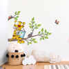 Wall Stories Kids Wall Stickers - Discover Reading - Interactive Animal Wall Stickers for Kids Bedrooms - Large Peel and Stick Wall Decals with Free Play and Activity App