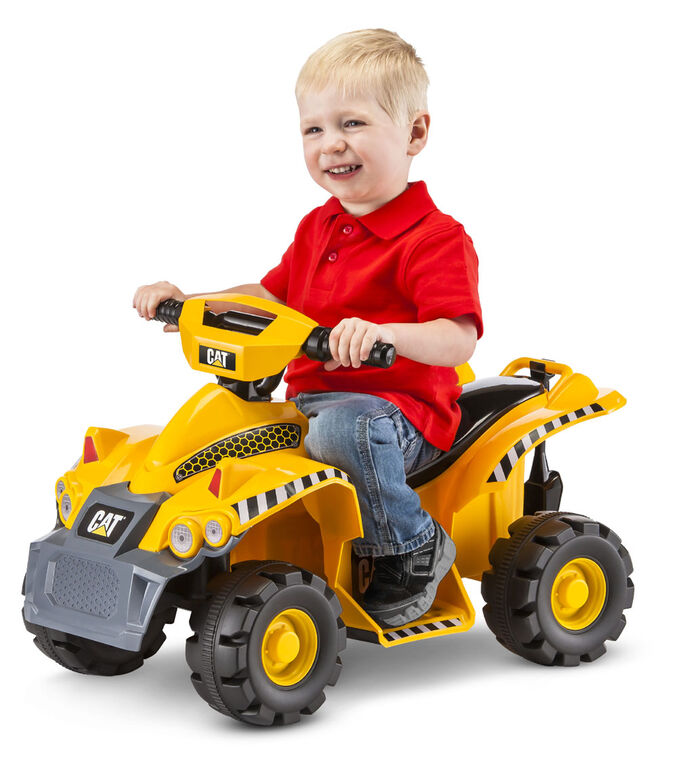 CAT- 6V Toddler Quad Ride On - Yellow