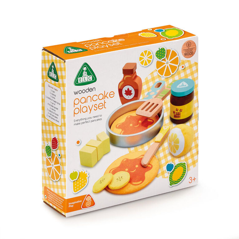 Early Learning Centre Wooden Pancake Playset - Édition anglaise - Notre exclusivité