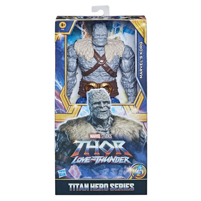Marvel Avengers Titan Hero Series Marvel's Korg Toy, 12-Inch-Scale Thor: Love and Thunder Action Figure