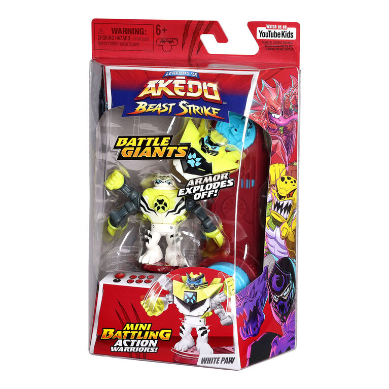 Akedo S5 Giants Beast Single Pk White Paw