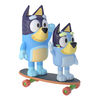 Bluey Figure 2 Pack- Skateboard - Bluey and Bandit