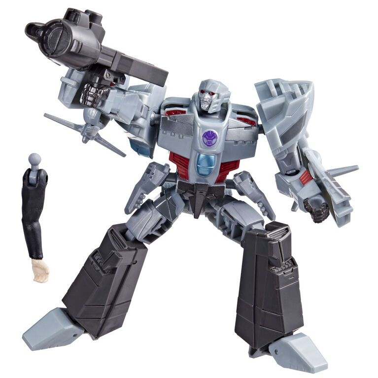 Transformers Toys EarthSpark Deluxe Class Megatron Action Figure, 5-Inch, Robot Toys