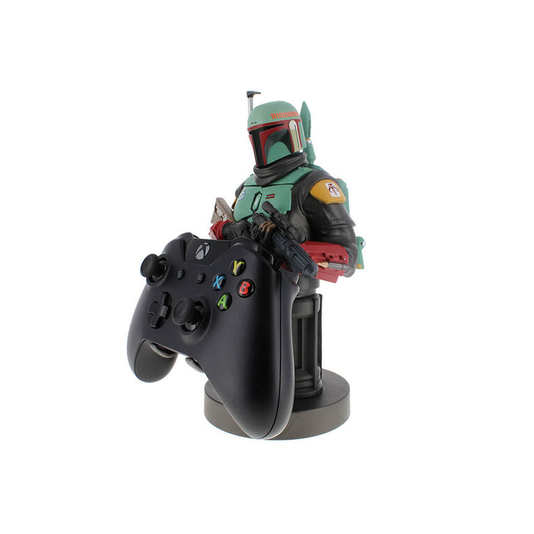 Exquisite Gaming The Mandalorian - Boba Fett Mandalorian Cable Guy  - Le Titulaire Du Téléphone Et Du Contrôleur